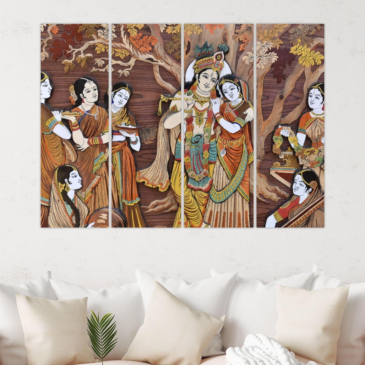 inep-b0cgjjrj26-the-krishna-tastic-divine-love-framed-wall-art-quartet-ready-to-hang-with-discreet-hooks-on-a-white-wall..jpg